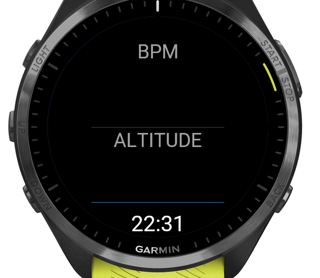 Graph screen